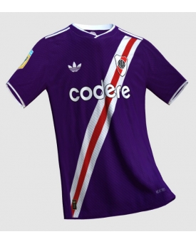 River Plate Maglia Gara Terza Repliche 2025-26 Maniche Corte